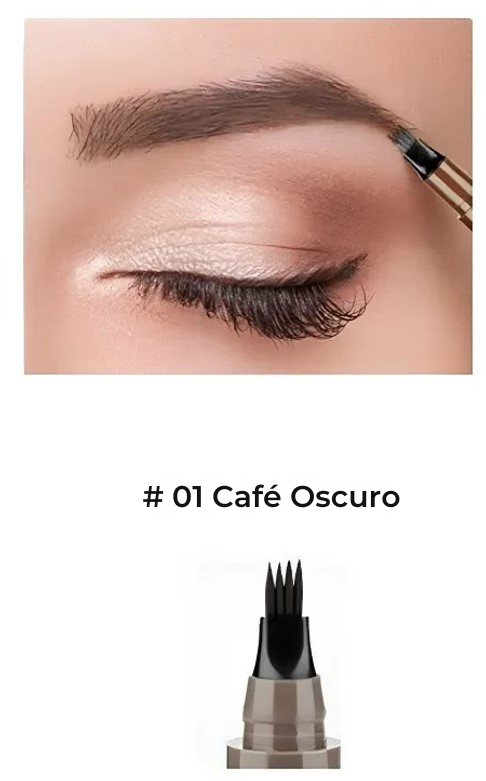 Rotulador de cejas con efecto microblading